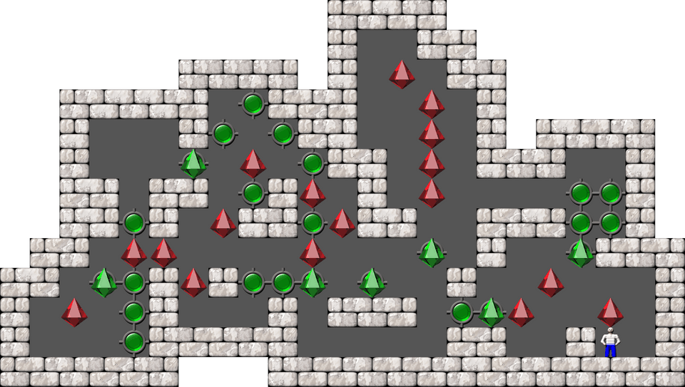Sokoban Thinking Rabbit Arranged level 245